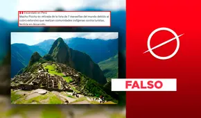 Es falsa la versión de que Machu Picchu perdió su título como una de las 'Maravillas del Mundo’