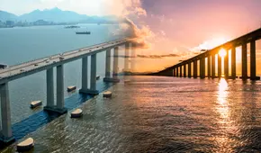 Así es el puente más largo de Sudamérica: 13 km de ingeniería colosal por donde cruzan 140.000 vehículos al día