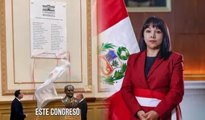 Mirtha Vásquez no aparece en placa de expresidentes del Congreso y ella responde: "Me sentí honrada"