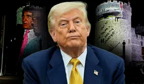 Escándalo en la visita de Trump al Reino Unido: proyectan imágenes con Epstein y detienen a cuatro activistas