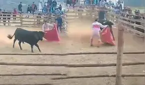 Muere joven torero aficionado tras ser embestido por un toro durante fiesta patronal en Apurímac Muere joven torero aficionado tras ser embestido por un toro durante fiesta patronal en Apurímac