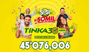 Resultados La Tinka del 17 de septiembre: revisa el sorteo y números ganadores del Pozo Millonario
