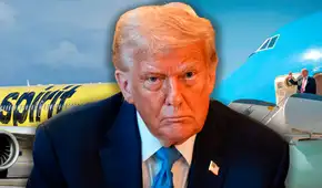 "Apague el iPad": vuelo de Spirit Airlines es advertido por acercarse al Air Force One rumbo al Reino Unido "Apague el iPad": vuelo de Spirit Airlines es advertido por acercarse al Air Force One rumbo al Reino Unido