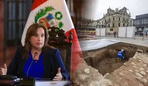 Paralizan excavaciones arqueológicas cercanas a Despacho Presidencial por comprometer la seguridad de Dina Boluarte
