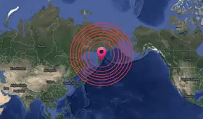 Terremoto en Rusia magnitud 7.8 se regitró este jueves frente a las costas de la península de Kamchatka