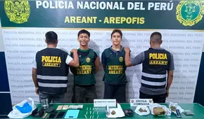 Iquitos: detienen a dos sujetos con un kilo de marihuana oculta en inodoro de un baño