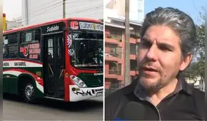 Extorsionan por error a representante del Corredor Morado, Gerardo Hermoza, tras visitar línea de transporte en San Juan de Lurigancho: "Tienes 24 horas"