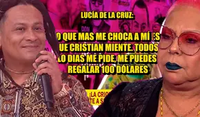 Lucía de la Cruz se pronuncia tras ser acusada por su hijo de apropiarse de S/8.000: "No entiendo por qué habla tanta estup..."