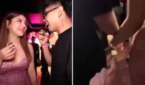 ¿Romance a la vista? Zully y Cañita son captados de la mano en presentación de la canción de la streamer y redes estallan: "Matt en UCI"