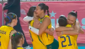 Brasil aplastó a Argentina por la fecha 3 de la Sudamericana de Vóley sub 17