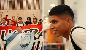 "Es lo más grande del fútbol nacional": así fue recibido Piero Quispe tras pisar Australia, en medio de una gran algarabía