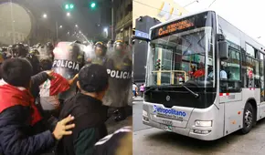 Metropolitano suspende temporalmente su servicio en el Centro de Lima por manifestaciones, anuncia la ATU