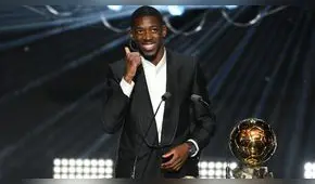 ¡Ousmane Dembélé ganó el Balón de Oro! El francés venció al español Lamine Yamal y se convirtió en el mejor jugador del mundo