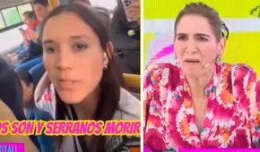 Gigi Mitre enfurece contra influencer por llamar "serranos" a pasajeros del Metropolitano y revela denuncias en su contra: "Es un joyón"