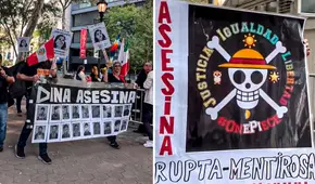 Dina Boluarte: ciudadanos peruanos protestan durante sus actividades en la ONU en Nueva York