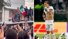 Jugadores de Once Caldas festejaron antes de tiempo: llegaron al estadio trepados al techo del bus, pero perdieron en penales