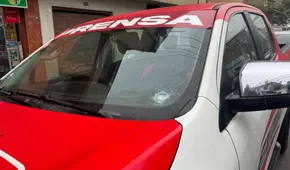 Atacan a balazos a vehículo de prensa de Exitosa: fueron perseguidos e interceptados en av. Universitaria