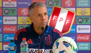 Gustavo Álvarez, DT de la U. de Chile, deja abierto su futuro tras ser vinculado con la selección peruana: "A fin de año veremos"