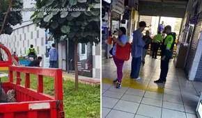 Joven con laptop en mano se vuelve viral en TikTok al caminar junto a un policía en la avenida Las Malvinas: “Espero que consigas tu celular”