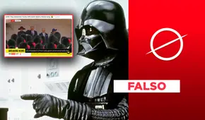 Es falso el video que muestra a Donald Trump siendo recibido con la “Marcha imperial” en su visita a la familia real británica: es un montaje