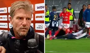 DT de Cienciano se sinceró sobre la expulsión de Eryc Castillo en el Alianza Lima vs Cienciano: “No creo que haya sido con mala intención”