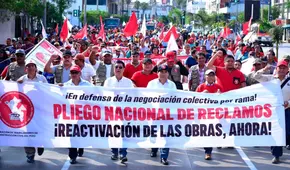 Gremio de construcción civil marchan el 2 de octubre: más de 400.000 obreros exigen aumento de sueldos