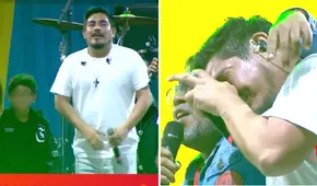 Erick Elera rompe en llanto junto a su hijo y Allison Pastor tras exponerse la promesa que le hizo a su madre