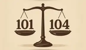 101 no es mayor que 104, por Alfonso López Chau Nava 101 no es mayor que 104, por Alfonso López Chau Nava