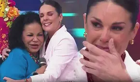 Eva Ayllón hace llorar a Rebeca Escribens en vivo en 'América espectáculos' con emotiva sorpresa en su aniversario: "Lo mucho que te quiero" Eva Ayllón hace llorar a Rebeca Escribens en vivo en 'América espectáculos' con emotiva sorpresa en su aniversario: "Lo mucho que te quiero"