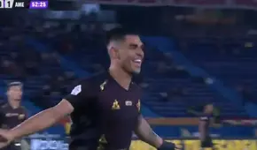 Luis Ramos anotó espectacular golazo con América de Cali ante Junior por Copa Colombia: hizo un 'caño' al defensor y rompió el arco