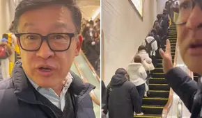 Empresario sorprende al mostrar cómo se usan las escaleras eléctricas en Japón y en redes dicen: "Superó a todos los países" Empresario sorprende al mostrar cómo se usan las escaleras eléctricas en Japón y en redes dicen: "Superó a todos los países"