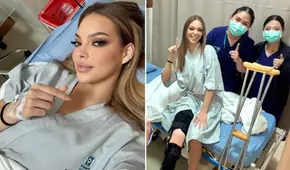 Flavia López, candidata peruana al Miss Grand International 2025, sufre una grave caída durante los ensayos: “Me ocasionó una lesión en la rodilla”