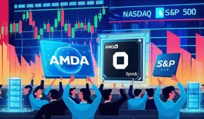 AMD y OpenAI hacen que Wall Street suba a máximos históricos con US$101.000 millones en capitalización