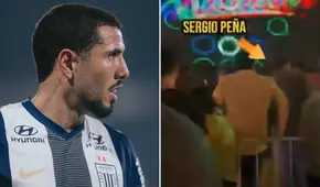 Captan a Sergio Peña en discoteca de Tarapoto después de la dura derrota de Alianza Lima ante Alianza Universidad en Huánuco