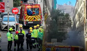 Derrumbe de edificio en Madrid deja 2 muertos y 3 heridos: continúa la búsqueda de los otros obreros desaparecidos