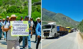 Rondas campesinas protestan contra el MTC en paro indefinido por promesas incumplidas de carreteras: “No cumplen con los pueblos”