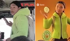 'Lady 2 soles': usuarios crean divertidos memes y videos con IA sobre policía que se negó a pagar su pasaje a un chofer