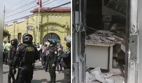 Cae parte del techo de comisaría de Surquillo y cuatro efectivos policiales resultan heridos