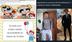 Los mejores memes que dejó la vacancia de Dina Boluarte como presidenta del Perú