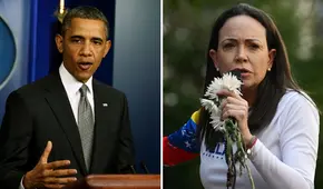 Barack Obama saluda a María Corina Machado por su Nobel: "Felicidades por su valiente lucha para devolver la democracia a Venezuela"
