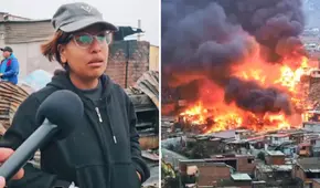 Madre de familia que perdió su casa tras incendio en Pamplona Alta pide apoyo para reconstruir sus viviendas: "Pienso que es un mal sueño"
