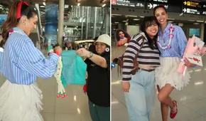 Luciana Fuster llega a Tailandia y fanáticas la sorprenden con regalos: “Me siento como en casa”