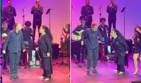 Eva Ayllón se ‘molesta’ con Natalia Málaga por rechazar bailar durante su concierto en Estados Unidos