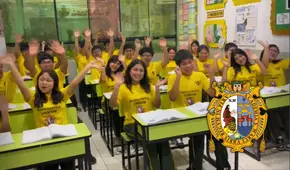 Todo un salón de colegio de San Juan de Miraflores logra ingresar a la UNMSM: dos alcanzaron el primer lugar Todo un salón de colegio de San Juan de Miraflores logra ingresar a la UNMSM: dos alcanzaron el primer lugar