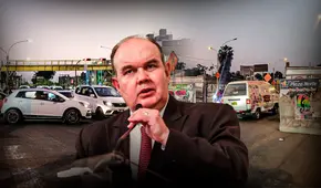 López Aliaga deja primer tramo 'rehabilitado' de la av. Túpac Amaru sin señalización, tráfico y con reportes de accidentes