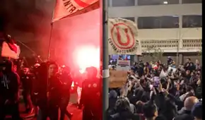 Marcha del 15 de octubre: Barra de Universitario se suma a la protesta con cánticos y banderas Marcha del 15 de octubre: Barra de Universitario se suma a la protesta con cánticos y banderas