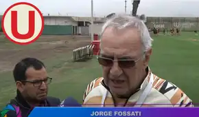 Jorge Fossati volvió a cuestionar la programación de la Liga 1: "No nos gusta, Universitario va en desventaja" Jorge Fossati volvió a cuestionar la programación de la Liga 1: "No nos gusta, Universitario va en desventaja"