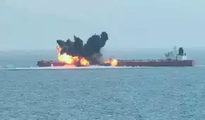 Tensión en el mar Rojo: proyectil no identificado impacta buque mercante cerca de Yemen y provoca incendio a bordo Tensión en el mar Rojo: proyectil no identificado impacta buque mercante cerca de Yemen y provoca incendio a bordo