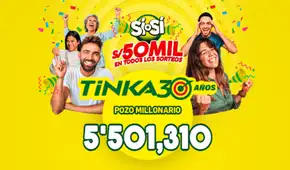 ¿Cuáles fueron los resultados de La Tinka este domingo 19 de octubre? Números ganadores del sorteo ¿Cuáles fueron los resultados de La Tinka este domingo 19 de octubre? Números ganadores del sorteo