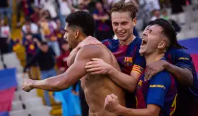 El defensor uruguayo Ronald Araujo se encargó de darle la victoria al Barcelona sobre el Girona.